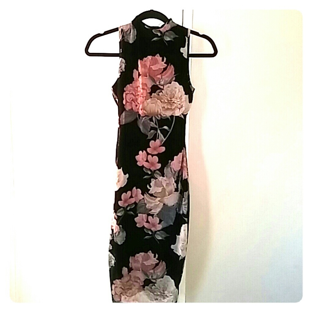 Floral print dress